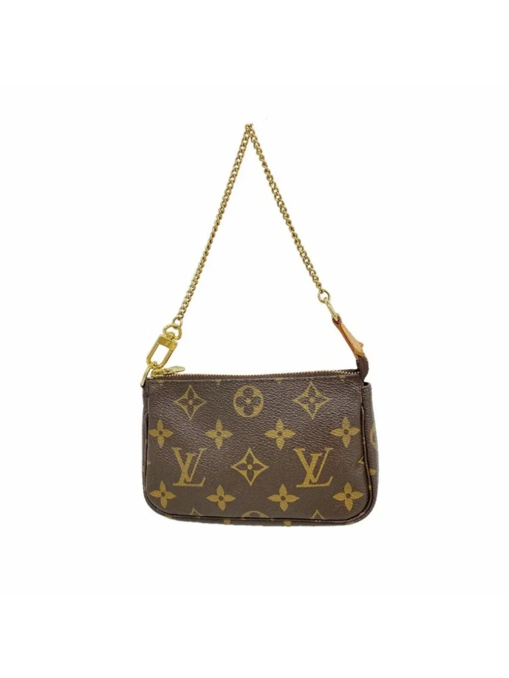 Louis Vuitton Pouch Monogram Mini Pochette Accessoires Brown